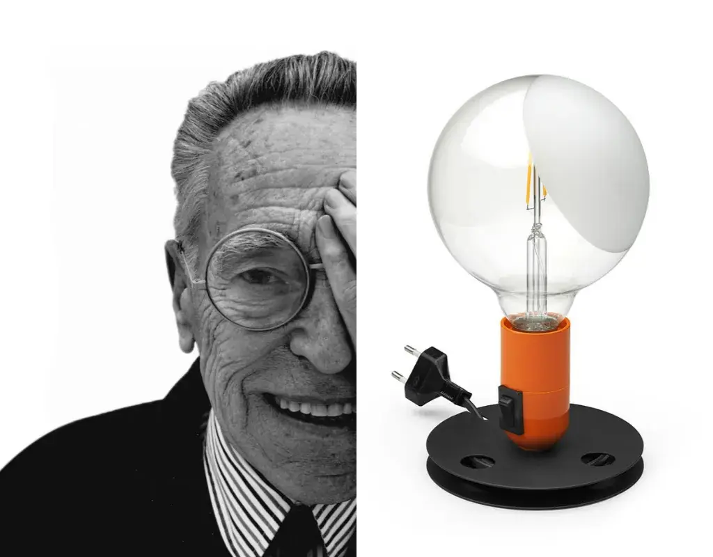 Cover foto voor Lampadina Tafellamp van Achille Castiglioni