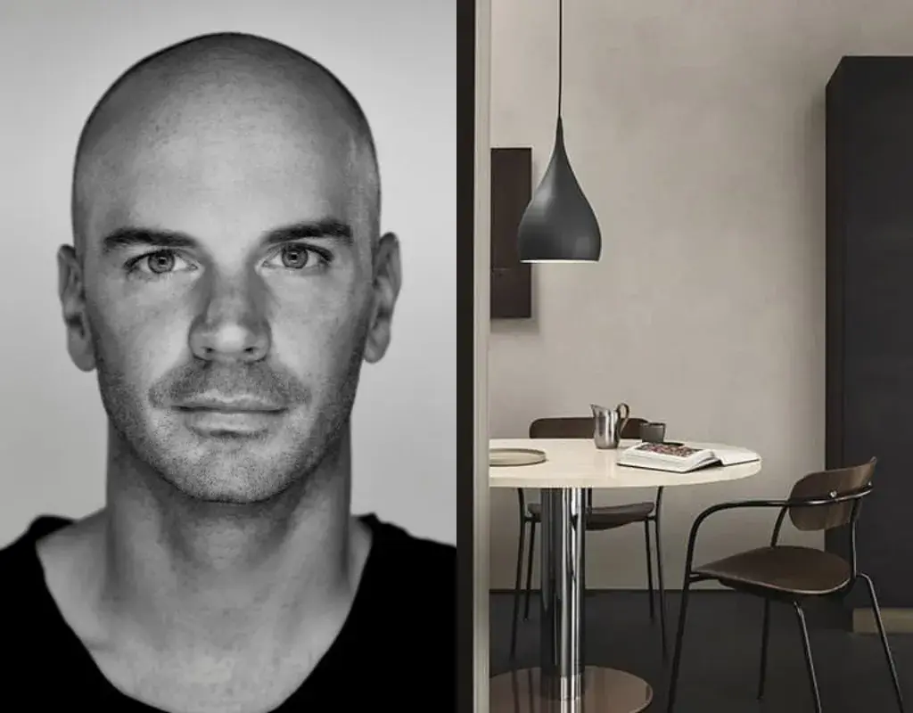 Cover foto voor Spinning Light Hanglamp BH1 van ontwerper Benjamin Hubert