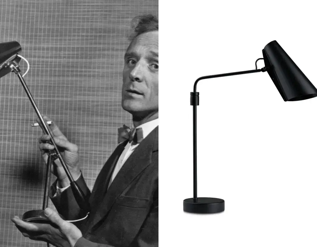 Cover foto voor Birdy Tafellamp – Een Blik op de Iconische Creatie van Birger Dahl