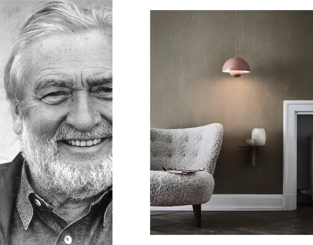 Cover foto voor De Iconische Flowerpot VP1 Lamp: Verner Panton's Meesterwerk van Tijdloos Design