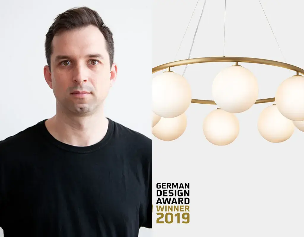 Cover foto voor Facet Kroonluchter Ontworpen door Paul Loebach