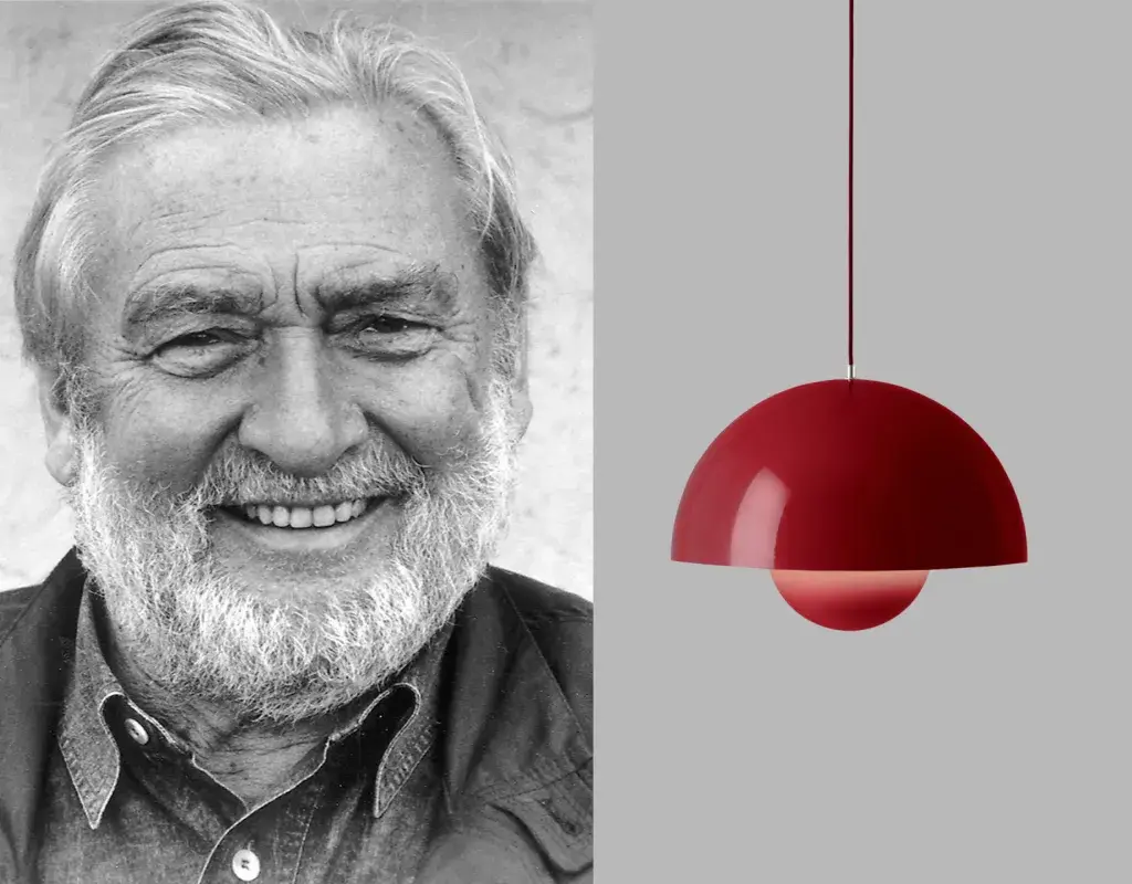 Cover foto voor Tijdloze Elegantie: De Flowerpot VP2 Lamp van Verner Panton