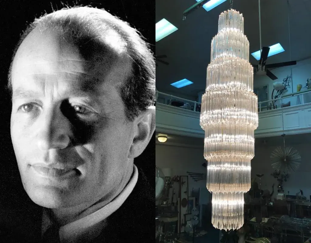 Cover foto voor Murano Glazen Kroonluchter van Venini