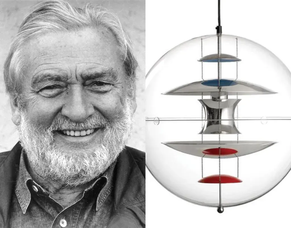 Cover foto voor Globe Hanglamp door Verner Panton