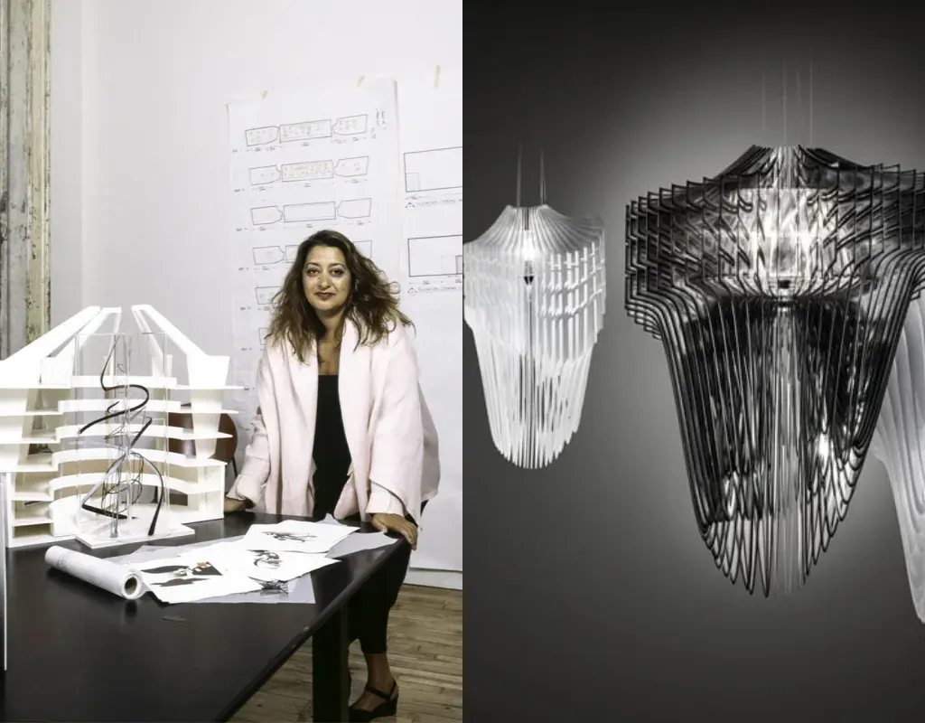 Cover foto voor De Aria Hanglamp: Een Meesterwerk van Zaha Hadid